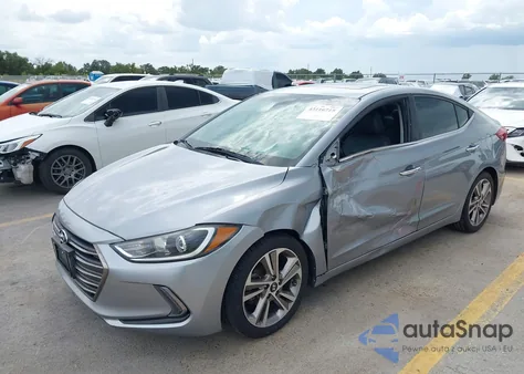 2017 Hyundai Elantra Limited from USA, damaged, VIN 5NPD84LF3HH153939